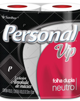 Papel Higiênico Personal Vip Folha Dupla 4x30Mt