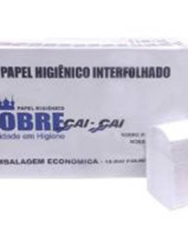 Papel Higiênico Interfolhado Nobre CX com 8000Fls